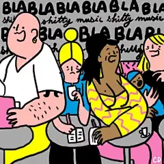 这位插画师笔下的胖女孩，搞怪又治愈人心！泄露了女人不为人知的另一面_Cecile : “很多媒体和媒介向我们灌输这样的观念：‘唯有我们的长相才是最重要的’，我的插画带有一种对有自我觉醒的女孩述说的作用，在说着‘往前看吧，女生，因为你值得比这更多’，内心的完整与充实比外在的完美更重要。…