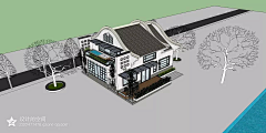 设计-生活采集到新中式-古建筑sketchup设计