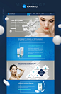 Ozone Beauty Website desing 2016 on Behance