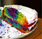 彩虹蛋糕。。