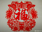 手工剪纸 ​​​​ _纸张工坊剪纸采下来 #率叶插件，让花瓣网更好用#