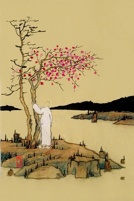  老树画画:
