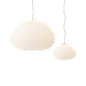 Fluid Pendant Lamp | Soft light for a cosy atmosphere  : The frosted matte surface of the fluid pendant lamp creates a glowing ambience that is perfect for a home or casual business setting. See the pictures here. 