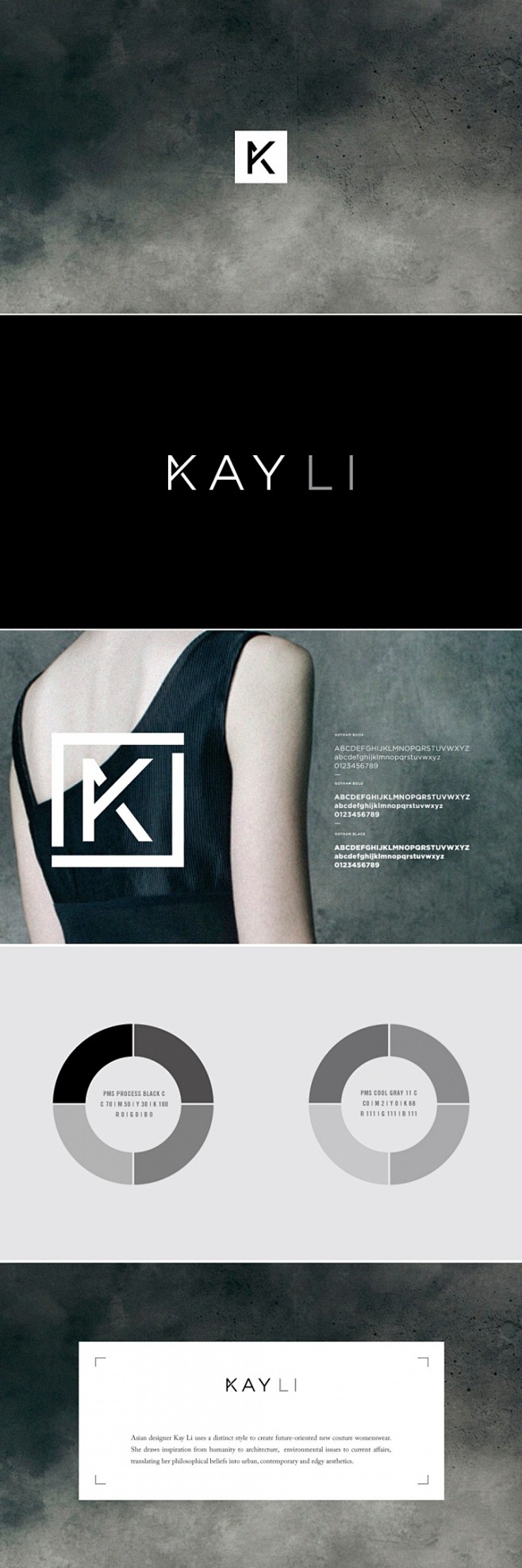 时装设计师Kay Li品牌形象设计 - ...