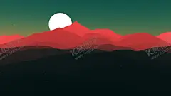 桌面壁纸 【酷图网】桌面,壁纸,插画,电脑壁纸,月亮