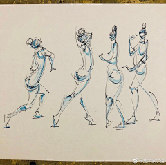 胸无痣采集到速写