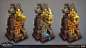 Zandalari Loa Statues - World of Warcraft: Battle for Azeroth, Ashleigh Warner : These are statues for some of the different Loa the Zandalari worship. Jimmy Lo did some amazing concept drawings for these that were a pleasure to work from. I definitely le