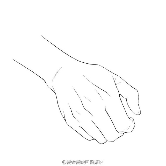 手的各种角度姿势之抓上