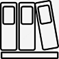 图书馆三本书概述了图标png免抠素材_新图网 https://ixintu.com 书 工具 图书馆 书籍 阅读 教育大纲 概述 小图标
