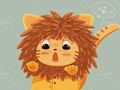 小鳄鱼放学了_狮子与鹿__插画师作品_涂鸦王国gracg.com