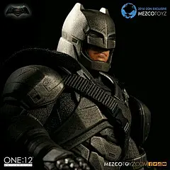 MEZCO TOYZ Batman v Superman Dawn of Justice Armored Batman 1:12 PVC Action Figure Collectible Model | 又拍图片管家