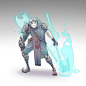 Character Designs - Knight Of The Omen / Mecha Gambler / Synthetic Barb, Brother Baston