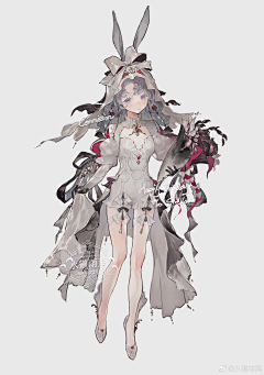 十维克采集到角色-礼服女性