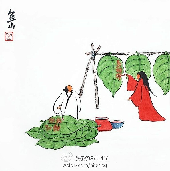 O我想住进你的画里去他画的桃花源里，有可...