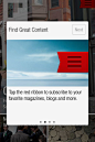 Flipboard社交杂志应用引导页APP设计