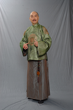 机智小明酱采集到清朝服装-男