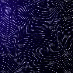 抽象的点。向量的背景。蓝色黑色。