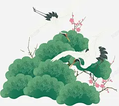 手绘仙鹤 设计图片 免费下载 页面网页 平面电商 创意素材