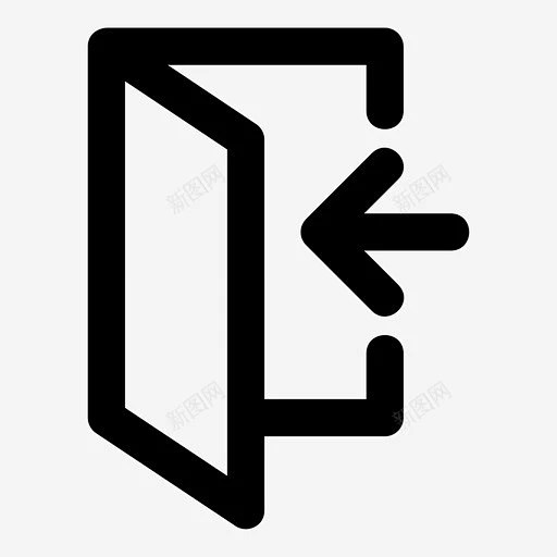 室内箭头入口图标 设计图片 免费下载 页面网页 平面电商 创意素材-花瓣网