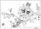 王道中白描花卉草虫欣赏