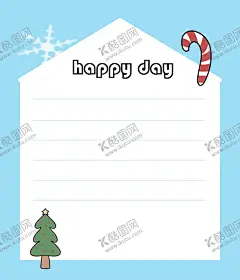 卡通便签日程表 【酷图网】白色,便签,卡通,可爱,蓝色,日程表,手绘,松树