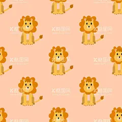 狮子图案  - 源文件下载【酷图网】无缝,印花,循环,图案,数码,布料,服装,童装,狮子,狮子插画,卡通狮子,可爱狮子,小狮子插画,小狮子,素材,元素,插画,插图,矢量,图片,狮子图案,小狮子图案,可爱,海报素材,背景,动物,手绘,狮子元素,狮子素材,包装,简约,平铺,四方,连续,壁纸,涂鸦,母婴用品,简笔画,幼儿园,橙色,橙红,精美