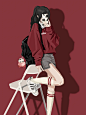 穿搭插画｜品味相同的人终会相遇