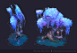 Lazuli Dream - 2.5D Tree, Norma Martínez : A 2.5D tree for week 2 of my CGMA class; Creating Stylized Game Assets with Ashleigh Warner. Big thanks to her for the crit on this <3 I also had a lot of fun doing some color variations at the end.