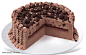 巧克力蛋糕PNG图片png免抠元素美食元素背景装饰免扣图片