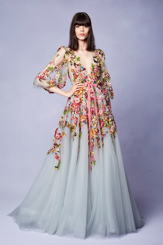 2018早春纽约《Marchesa》