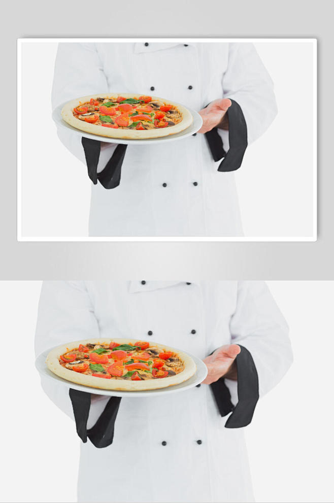 飘香披萨食物摄影图片