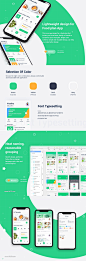 Food Planner app UI设计套件，FoodPlan UI套件_UI集合_乐分享素材网_psd素材_平面素材_png素材_免费素材_素材共享平台