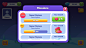 cartoon casual game Interface mobile game UI ux