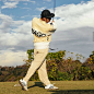 Photo shared by Fairway Fits on February 08, 2024 tagging @adidasgolf, @captain_shohey, @captainshelm_golf, and @mid90sclub.tokyo.