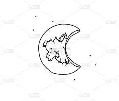 手绘矢量抽象股票平面图形插图与标志元素，波西米亚魔法线艺术水晶形状在简单风格的品牌，孤立在白色背景。
