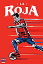 #2014巴西世界杯#32强插画版宣传海报创意设计（3）