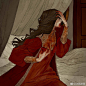 插画师 Abigail Larson ​ ​​​的黑暗童话风作品 ​​​