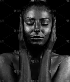 女人肖像、艺术艺术、铜人