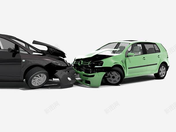 两辆汽车相碰撞车 元素 免抠png 设计...
