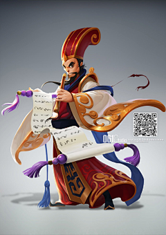 卓乞er采集到Q版中国风