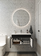 Saneux - Air Bathroom Set #3 : Renders to showcase Saneux's AIR bathroom range, and how they can be used effectively for small bathroom layouts
