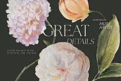 IMPRESS 油画棒花卉，缪斯艺术家的装饰插画（第 6 张，共 13 张）