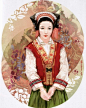 仡佬族、手绘、古典、倾城、中国风、古风、民族特色服装