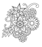 Coloriage Mandala Roses Awesome pingl Par Nicole Theault Sur