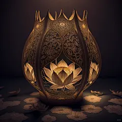 Ai 莲花罩灯‖水上灯莲 谜底是你……_6_BUILT DREAM宇宙岛-AI_来自小红书网页版