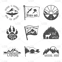 户外,黑色,数字9,野生动物,公园,旅行,露营,布置,休闲
