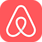 Airbnb - 全球民宿预订 #App# #icon# #图标# #Logo# #扁平# @GrayKam