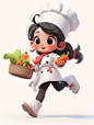 【人物IP】烘焙女孩IP，蛋糕甜品轻食都适合