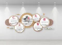 道德讲堂传统美德文化墙