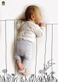 创意涂鸦婴儿摄影技巧学习 宝贝的美梦-╭★肉丁网